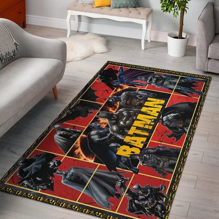 The Bat Man Area Rug Movie Home Decor Custom For Fans NT022203
