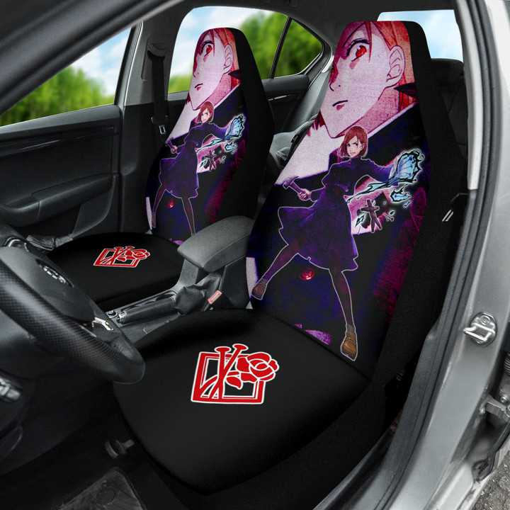Nobara Kugisaki Jujutsu Kaisen Car Seat Covers Anime Car Accessories Custom For Fans NA040601