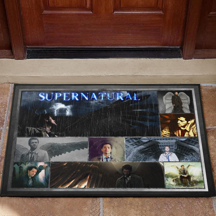 Castiel Supernatural Door Mat Movie Home Decor Custom For Fans NT041401