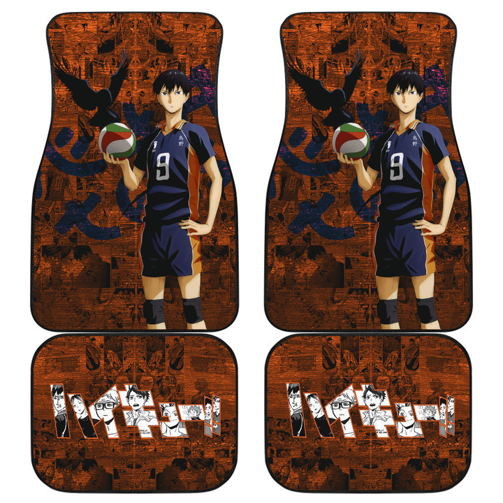 Tobio Kageyama Haikyuu Car Floor Mats Anime Car Accessories Custom For Fans NA042502