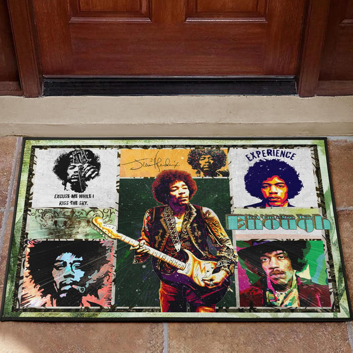 Jimi Hendrix Door Mat Singer Home Decor Custom For Fans NT050602