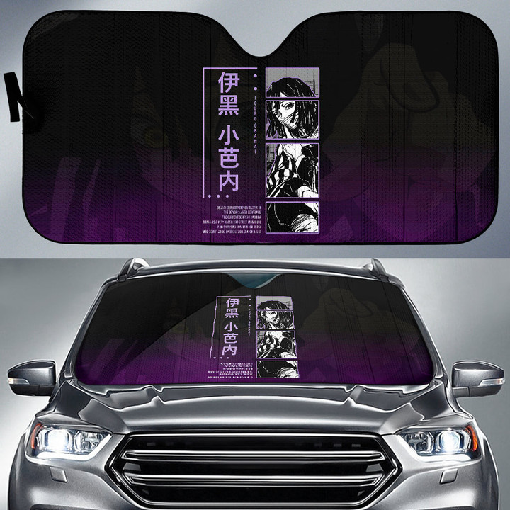 Obanai Iguro Demon Slayer Car Sun Shade Anime Car Accessories Custom For Fans NA060201