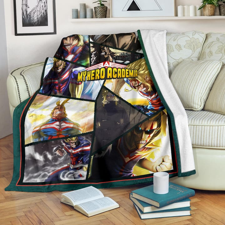 One Might My Hero Academia Fleece Blanket Anime Home Decor Custom For Fans NA060703