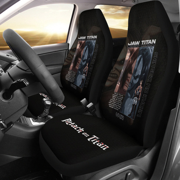 Ymir Jaw Titan Attack On Titan Car Seat Covers Anime Car Accessories Custom For Fans AA22062302