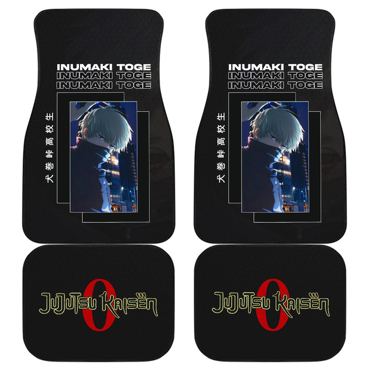 Toge Inumaki Jujutsu Kaisen Car Floor Mats Anime Car Accessories Custom For Fans AA22070602