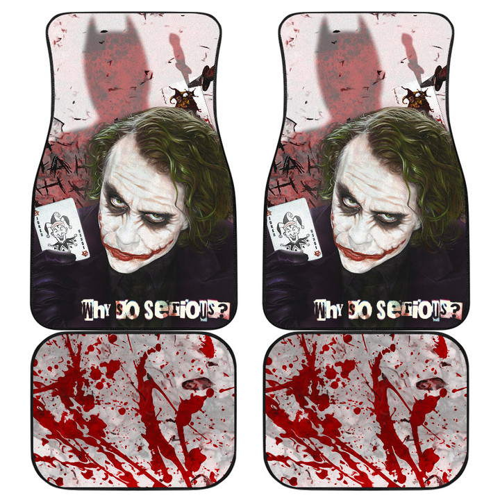 Joker The Clown Car Floor Mats Movie Car Accessories Custom For Fans AT22062402