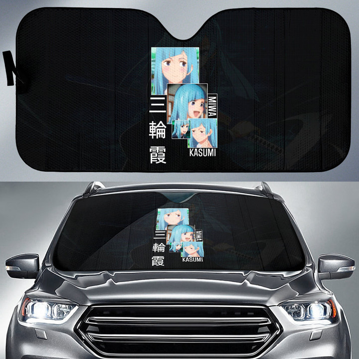 Kasumi Miwa Jujutsu Kaisen Car Sun Shade Anime Car Accessories Custom For Fans AA22062901