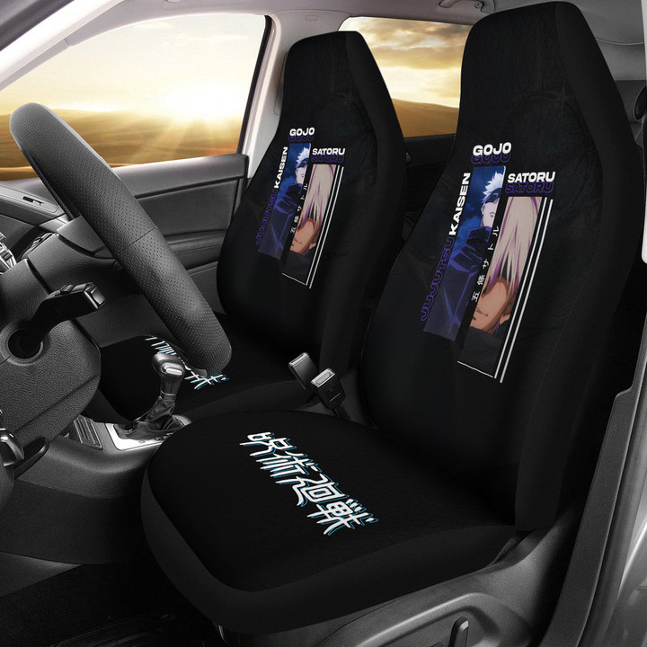 Gojo Satoru Jujutsu Kaisen Car Seat Covers Anime Car Accessories Custom For Fans AA22071401