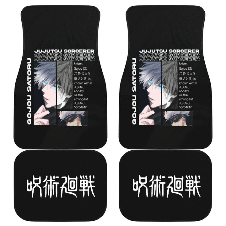Gojo Satoru Jujutsu Kaisen Car Floor Mats Anime Car Accessories Custom For Fans AA22071202