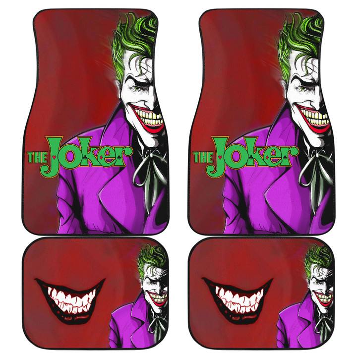 Joker The Clown Car Floor Mats Movie Car Accessories Custom For Fans AT22062702
