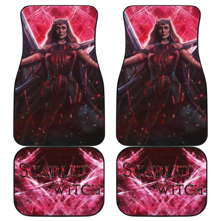 Wanda Maximoff Scarlet Witch Car Floor Mats Movie Car Accessories Custom For Fans AT22070102