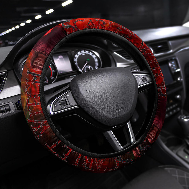 Scarlet Witch Multiverse In Madness Steering Wheel Cover Movie Car Accessories Custom For Fans AT22072903