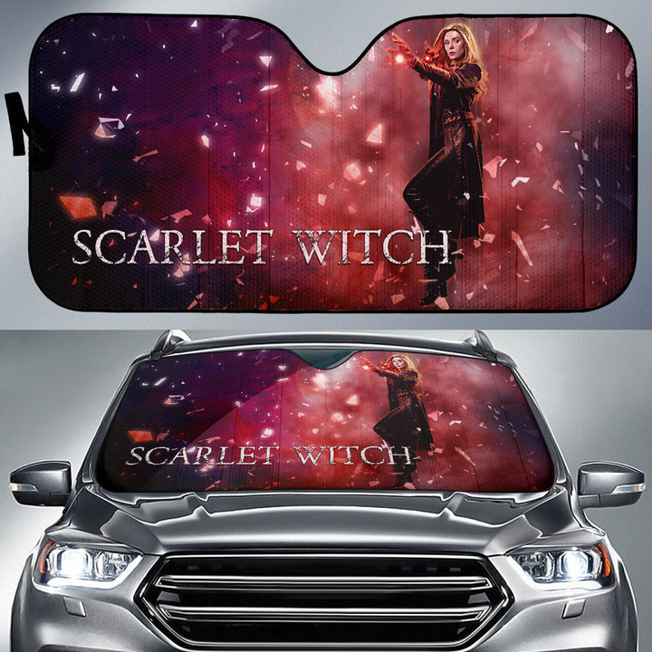 Wanda Maximoff Scarlet Witch Car Sun Shade Movie Car Accessories Custom For Fans AT22070702