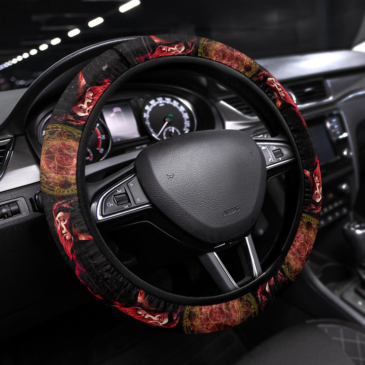 Scarlet Witch Multiverse of Madness Steering Wheel Cover Movie Car Accessories Custom For Fans AT22070801