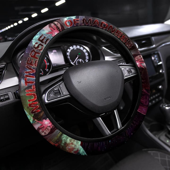 Scarlet Witch Multiverse of Madness Steering Wheel Cover Movie Car Accessories Custom For Fans AT22070801