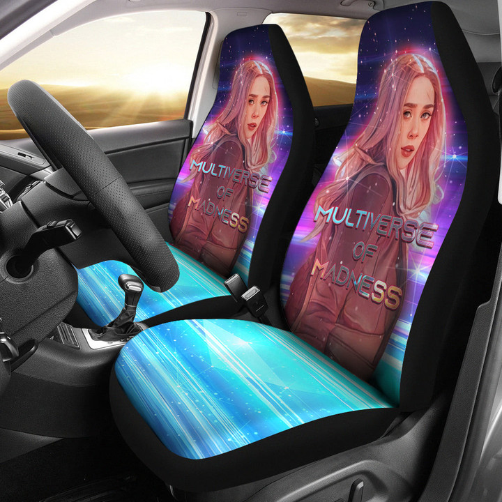 Scarlet Witch Multiverse of Madness Car Seat Covers Movie Car Accessories Custom For Fans AT22072701
