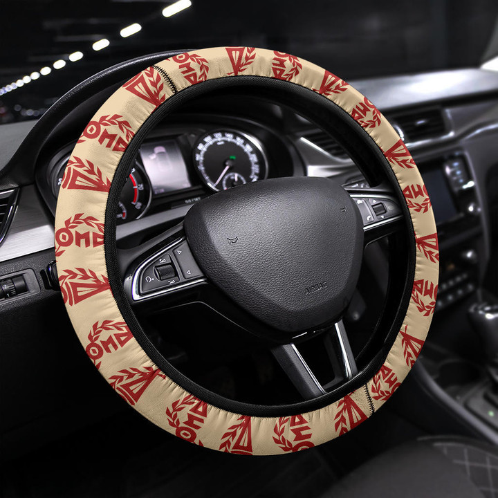 Delta Sigma Theta Steering Wheel Cover Sorority Car Accessories Custom For Fans AT22080903