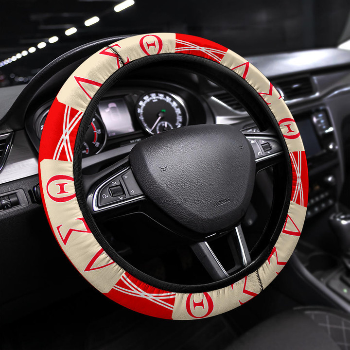 Delta Sigma Theta Steering Wheel Cover Sorority Car Accessories Custom For Fans AT22080904