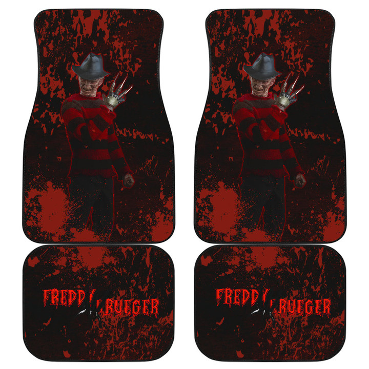 Freddy Krueger Car Floor Mats Horror Movie Car Accessories Custom For Fans AA22081704
