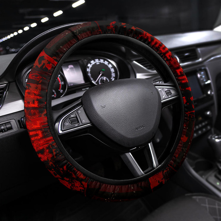 Freddy Krueger Steering Wheel Cover Horror Movie Car Accessories Custom For Fans AA22081702