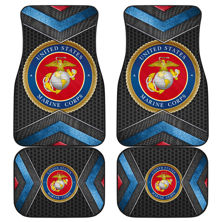 United States Marine Corps Car Floor Mats Armed Forces Car Accessories Custom For Fans AT22083103