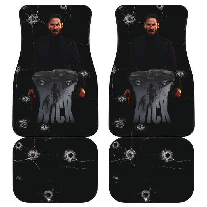 John Wick Car Floor Mats Movie Car Accessories Custom For Fans AA22082603