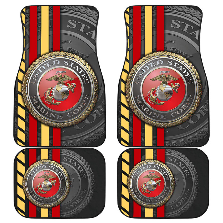 United States Marine Corps Car Floor Mats Armed Forces Car Accessories Custom For Fans AT22083101