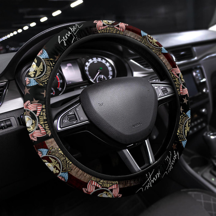 United States Marine Corps Steering Wheel Cover Armed Forces Car Accessories Custom For Fans AT22083101