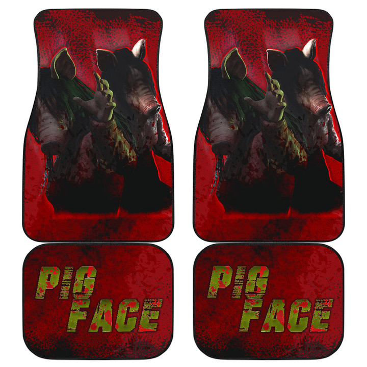 Leatherface Car Floor Mats Horror Movie Car Accessories Custom For Fans AT22082304