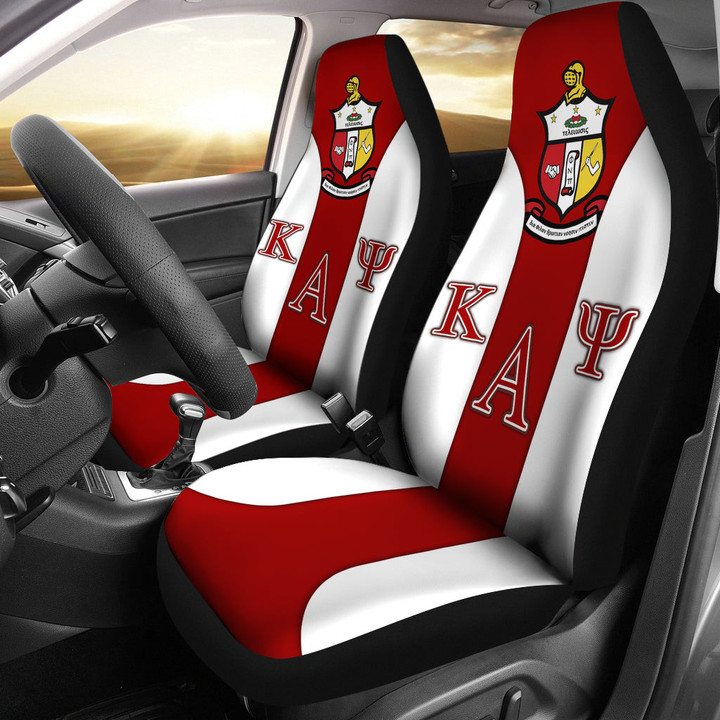 Kappa Alpha Psi Car Seat Covers Fraternity Car Accessories Custom For Fans AA22091304