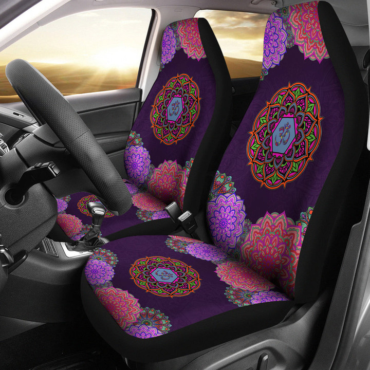 Yoga Mandala Car Seat Covers Hobby Car Accessories Custom For Fans AA22091203