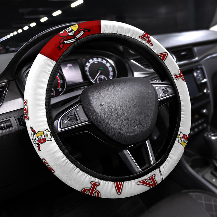 Kappa Alpha Psi Steering Wheel Cover Fraternity Car Accessories Custom For Fans AA22091304