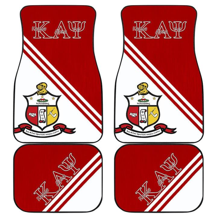 Kappa Alpha Psi Car Floor Mats Fraternity Car Accessories Custom For Fans AA22091303