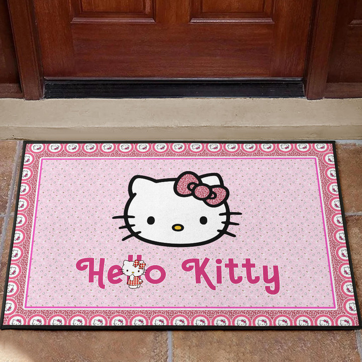 Hello Kitty Door Mat Cartoon Home Decor Custom For Fans AA22090603