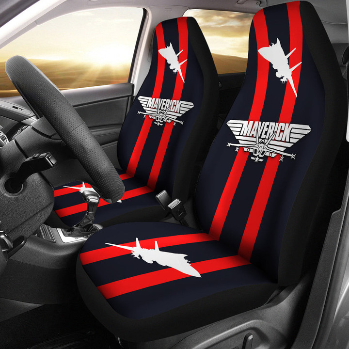Top Gun Car Seat Covers Movie Car Accessories Custom For Fans AA22090102