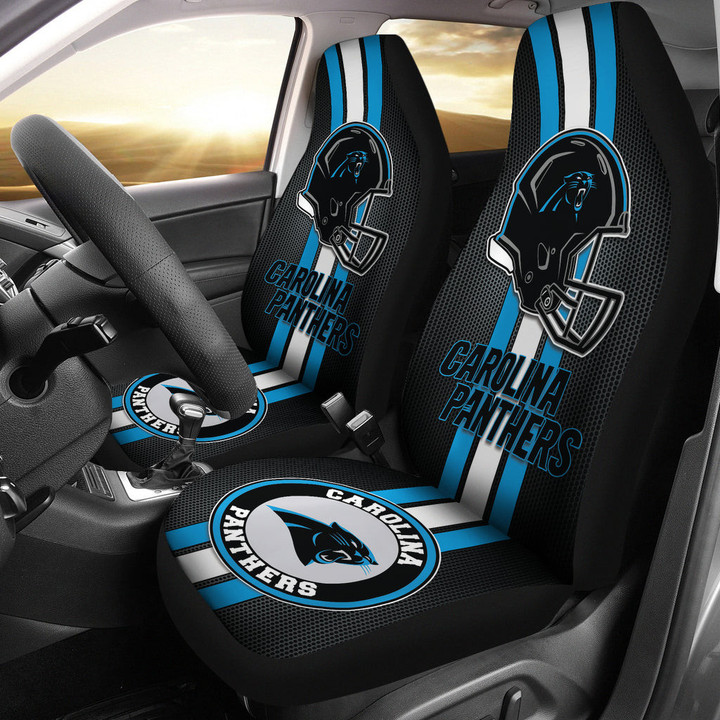 Carolina Panthers Car Seat Covers American Football Helmet Car Accessories DRC220815-02