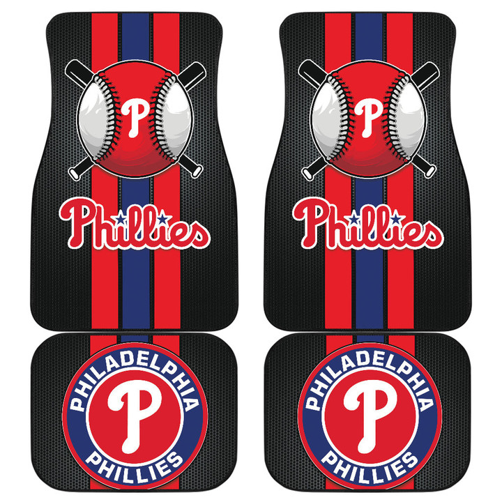 Philadelphia Phillies Car Floor Mats MBL Baseball Car Accessories