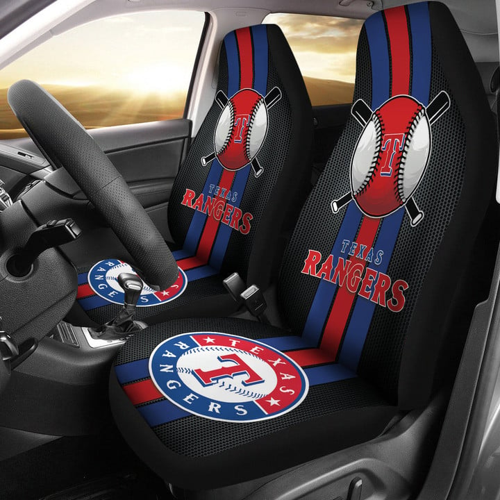 Texas Rangers Car Seat Covers MBL Baseball Car Accessories Ph220914-29