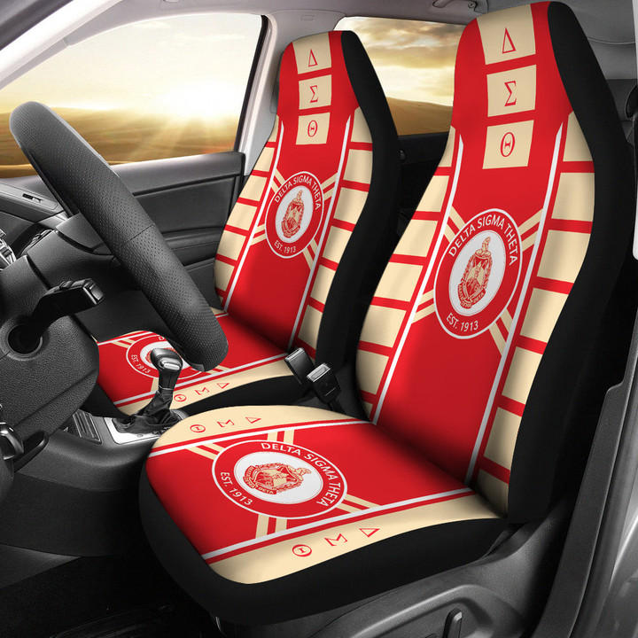 Delta Sigma Theta Sorority Car Seat Covers Car Accessories Ph220909-01