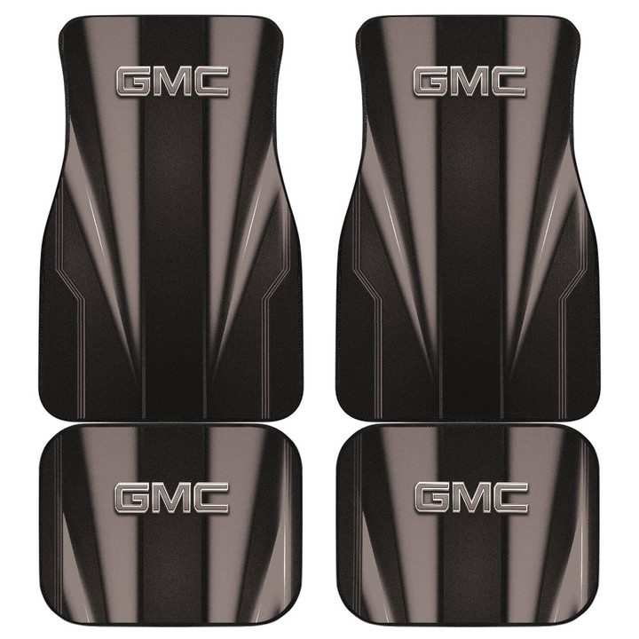 GMC Black Logo Car Floor Mats Metal Abstract Car Accessories Ph220913-0191