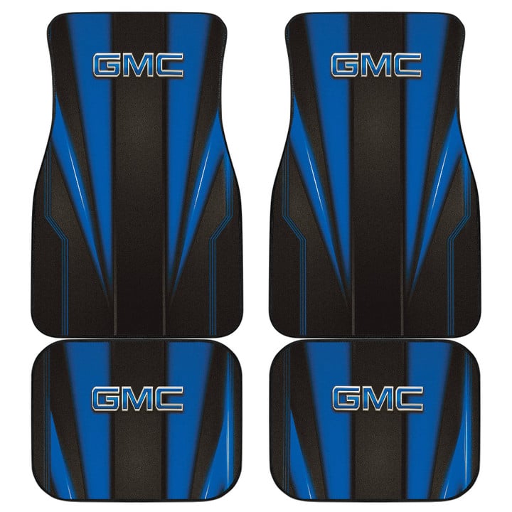 GMC Blue Floor Mats Covers Metal Abstract Car Accessories Ph220913-019