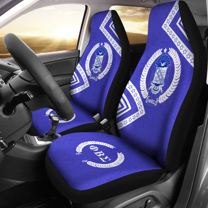 Phi Beta Sigma Car Seat Covers Fraternity Car Accessories Custom For Fans AA22092204