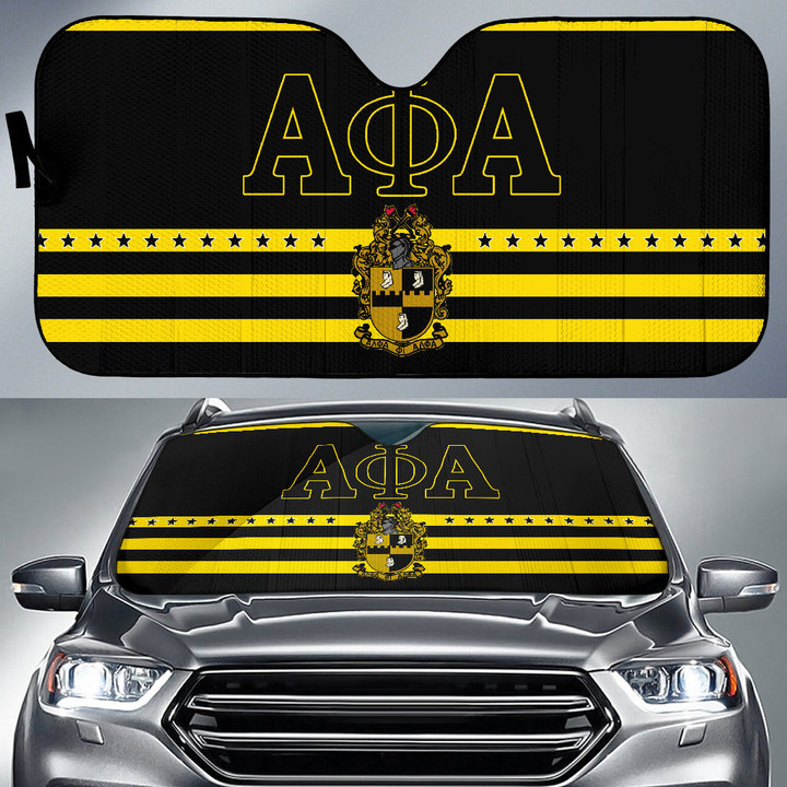 Alpha Phi Alpha Car Sun Shade Fraternity Car Accessories Custom For Fans AA22092103