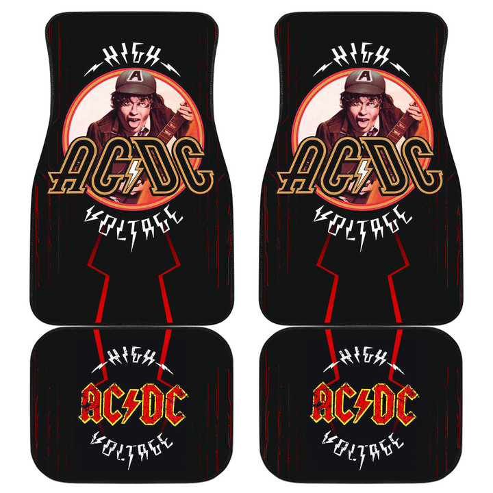 AC DC Car Floor Mats Music Rock Band Car Accessories Custom For Fans AA22100501