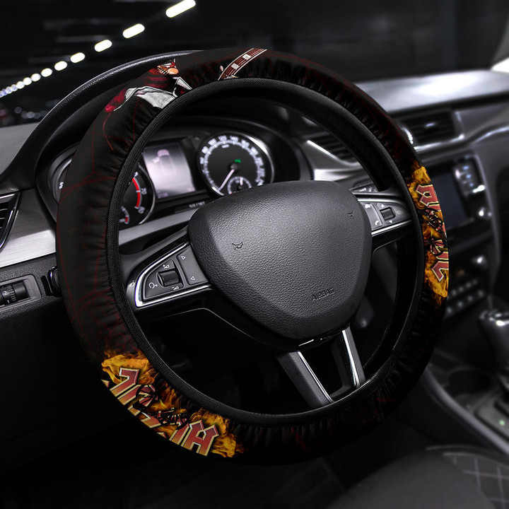 AC DC Steering Wheel Cover Music Rock Band Car Accessories Custom For Fans AA22100503