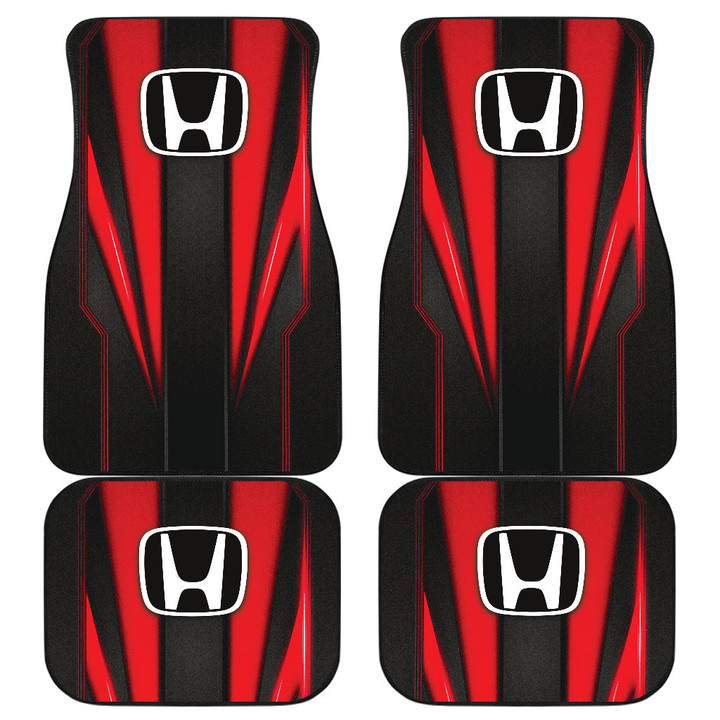 Honda Red Logo Car Floor Mats Metal Abstract Car Accessories Ph220913-20a