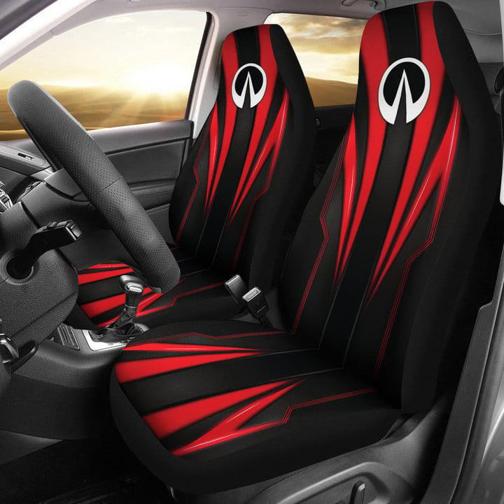 Infinity Red Logo Car Seat Covers Metal Abstract Car Accessories Ph220913-14
