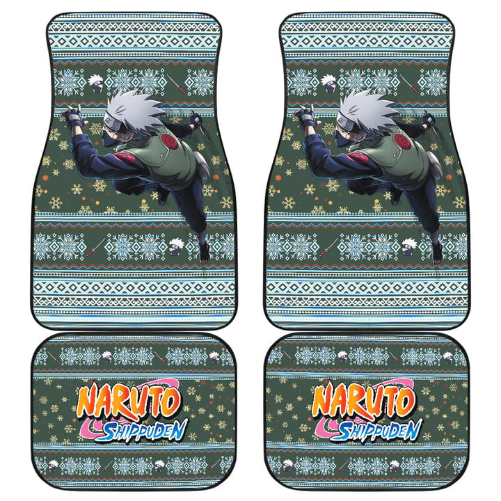 Kakashi Hatake Naruto Christmas Car Floor Mats Anime Car Accessories Custom For Fans AA22110304
