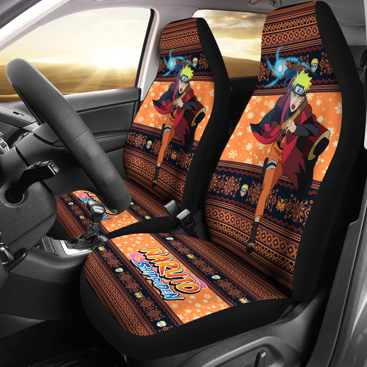 Naruto Uzumaki Naruto Christmas Car Seat Covers Anime Car Accessories Custom For Fans AA22110301