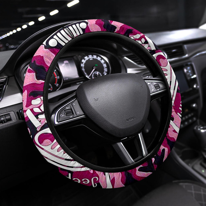 Jeep Minimalist Steering Wheel Cover Automotive Car Accessories Custom For Fans AA22110904